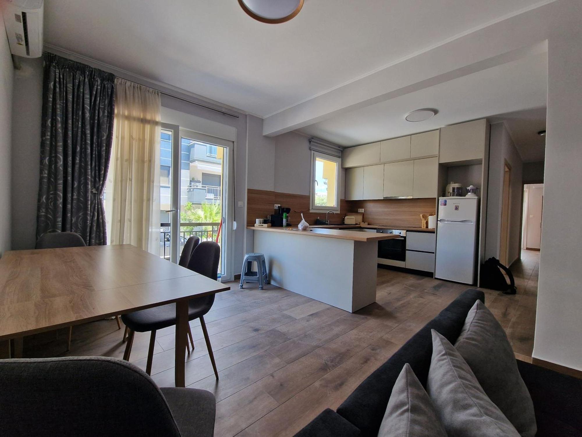 Konstantinos Apartment Nea Moudania Bagian luar foto